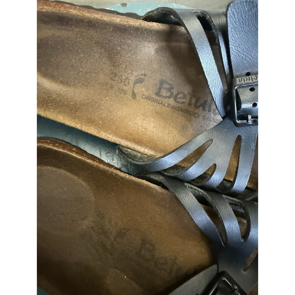 Betula by Birkenstock Granada Sandals Size 8.5 Black Double Buckle Boho Gorpcore - Picture 5 of 5